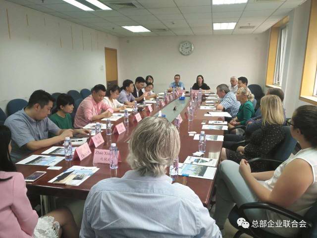 联合会携成员单位与比利时特姆塞市市长吕克·德莱克一行会谈(图1)